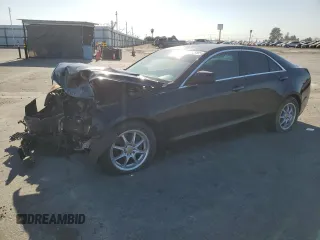 2014 Cadillac ATS Standard RWD with VIN 1G6AA5RA4E0103331, listed as a Copart auction lot 58626685 with 96,502 mi miles and Salvage title. Bid and sale history available at DreamBid. Image 1.