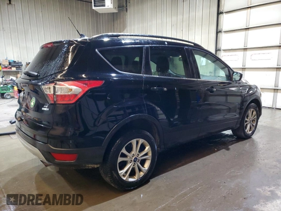 2018 Ford Escape SE z VIN 1FMCU9GD7JUD46213, wystawiony jako Copart lot #45981125 z przebiegiem 95 242 mil mil oraz Czysty tytuł • Clean title. Historia ofert i sprzedaży dostępna na DreamBid. Obrazek 3.