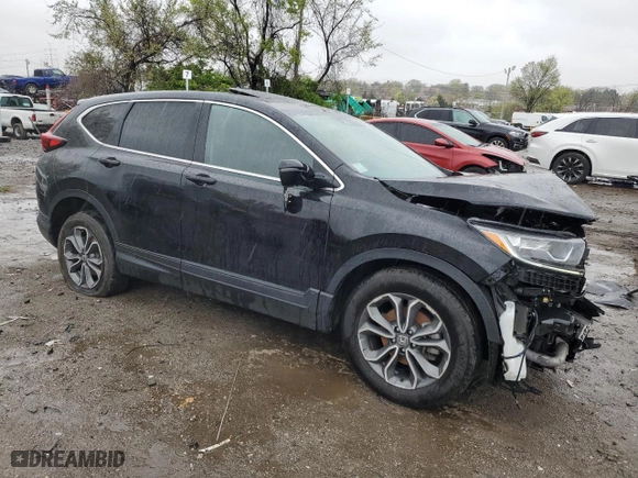 2022 Honda CR-V EX with VIN 7FARW2H59NE031942, listed as a Copart auction lot 52671065 with 46,173 mi miles and Non Repairable. Bid and sale history available at carsss.com. Image 4.