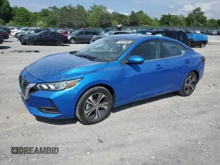 2023 Nissan Sentra SV z VIN 3N1AB8CV7PY319595, wystawiony jako Copart lot #56161865 z przebiegiem 19 755 mil mil oraz Szkoda całkowita • Salvage title. Historia ofert i sprzedaży dostępna na DreamBid. Obrazek 1.