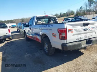 2018 Ford F-150 XL with VIN 1FTMF1C59JKF99158, listed as a IAAI auction lot 41356147 with 200,694 mi miles. Bid and sale history available at carsss.com. Image 3.