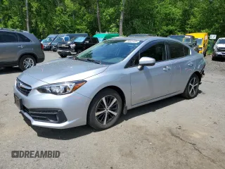 2021 Subaru Impreza Premium with VIN 4S3GKAD65M3605391, listed as a Copart auction lot 56681025 with 32,756 mi miles and Salvage title. Bid and sale history available at DreamBid. Image 1.