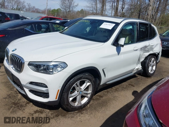 2021 BMW X3 xDrive30i with VIN 5UXTY5C09M9G13266, listed as a IAAI auction lot 41835837 with 72,040 mi miles and . Bid and sale history available at DreamBid. Image 16.