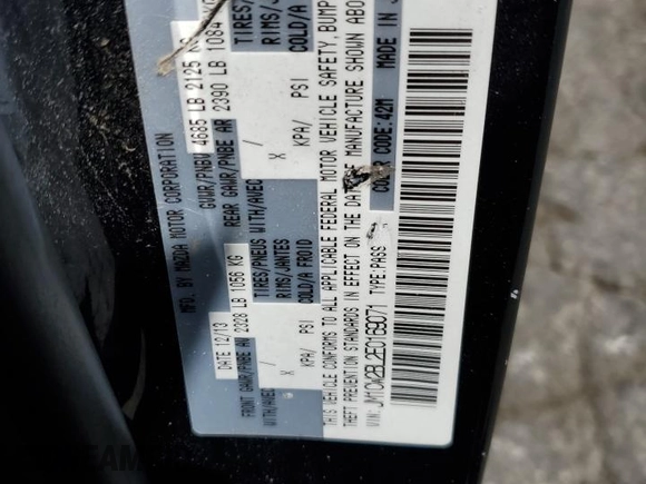 2014 Mazda 5 Sport with VIN JM1CW2BL2E0169071, listed as a Copart auction lot 67702854 with 182,219 mi miles and Clean Title. Bid and sale history available at DreamBid. Image 13.