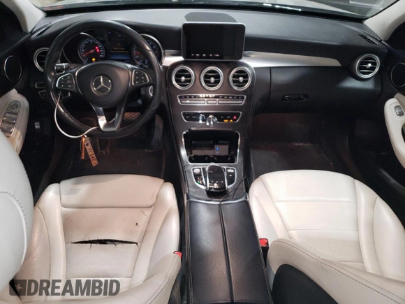 2016 Mercedes-Benz C 300 Luxury with VIN 55SWF4KB8GU113087, listed as a Copart auction lot 84115574 with 136,175 mi miles and Salvage Title. Bid and sale history available at DreamBid. Image 8.