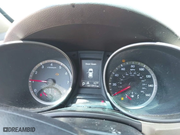 2015 Hyundai Santa Fe Sport with VIN 5XYZTDLB1FG280405, listed as a IAAI auction lot 41986022 with 161,597 mi miles. Bid and sale history available at carsss.com. Image 7.