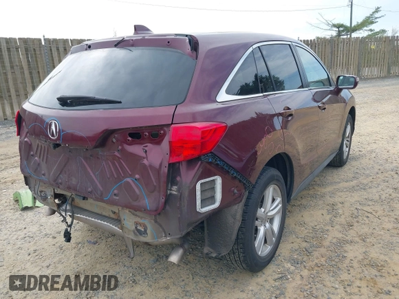 2013 Acura RDX Technology with VIN 5J8TB4H55DL009149, listed as a IAAI auction lot 42027050 with 191,174 mi miles and . Bid and sale history available at DreamBid. Image 4.
