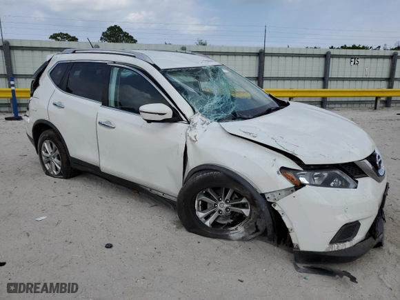 2016 Nissan Rogue SV with VIN JN8AT2MV6GW148288, listed as a Copart auction lot 50303915 with 127,368 mi miles and Salvage Title. Bid and sale history available at carsss.com. Image 4.