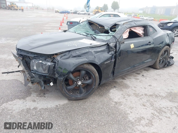 2013 Chevrolet Camaro LT with VIN 2G1FB1E3XD9142079, listed as a IAAI auction lot 42260678 with 120,292 mi miles and . Bid and sale history available at DreamBid. Image 2.