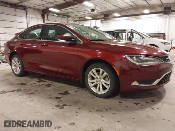 2015 Chrysler 200 Limited with VIN 1C3CCCAB2FN609063, listed as a IAAI auction lot 42474775 with 98,546 mi miles and . Bid and sale history available at DreamBid. Image 1.
