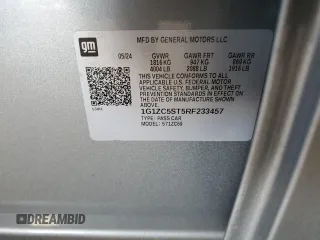 2024 Chevrolet Malibu LS with VIN 1G1ZC5ST5RF233457, listed as a Copart auction lot 48225915 with 13,013 mi miles and Salvage Title. Bid and sale history available at DreamBid. Image 12.