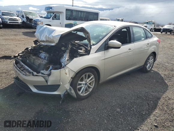2018 Ford Focus SE with VIN 1FADP3FE4JL224413, listed as a Copart auction lot 89377585 with 118,134 mi miles and Salvage title. Bid and sale history available at DreamBid. Image 1.