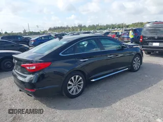 2017 Hyundai Sonata Sport with VIN 5NPE34AF0HH529891, listed as a IAAI auction lot 41607852 with 65,235 mi miles. Bid and sale history available at carsss.com. Image 4.