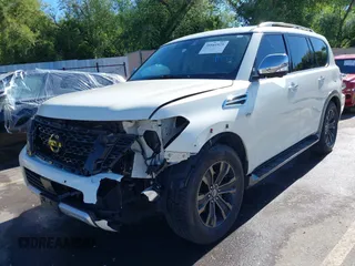 2018 Nissan Armada Platinum with VIN JN8AY2NE7J9730759, listed as a IAAI auction lot 39541925 with 83,001 mi miles. Bid and sale history available at carsss.com. Image 18.
