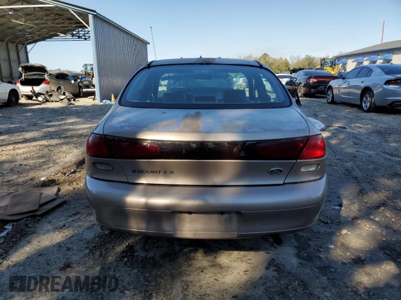1998 Ford Escort LX with VIN 1FAFP10P5WW124477, listed as a Copart auction lot 88403865 with 227,936 mi miles and Salvage title. Bid and sale history available at DreamBid. Image 6.