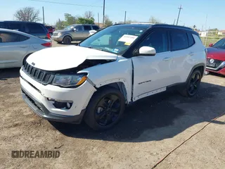 2020 Jeep Compass Latitude with VIN 3C4NJCBB6LT147594, listed as a IAAI auction lot 41592201 with 32,383 mi miles and . Bid and sale history available at DreamBid. Image 19.