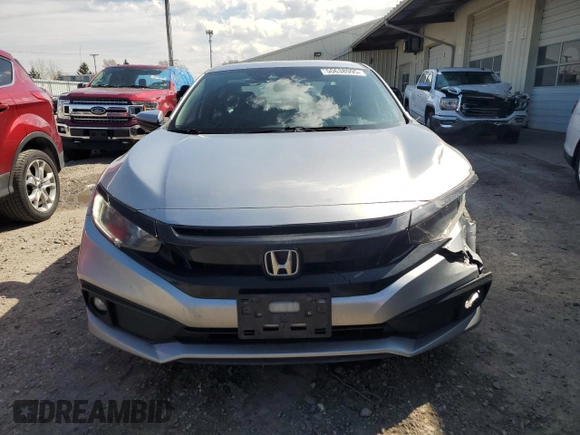 2020 Honda Civic Sedan Sport with VIN 2HGFC2F81LH517786, listed as a Copart auction lot 50638995 with 83,761 mi miles and Salvage Title. Bid and sale history available at carsss.com. Image 5.