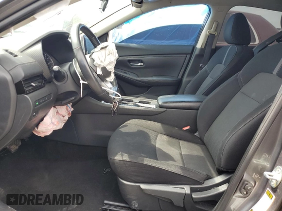 2021 Nissan Sentra SV with VIN 3N1AB8CV6MY222500, listed as a Copart auction lot 57531395 with 80,129 mi miles and Salvage title. Bid and sale history available at DreamBid. Image 7.