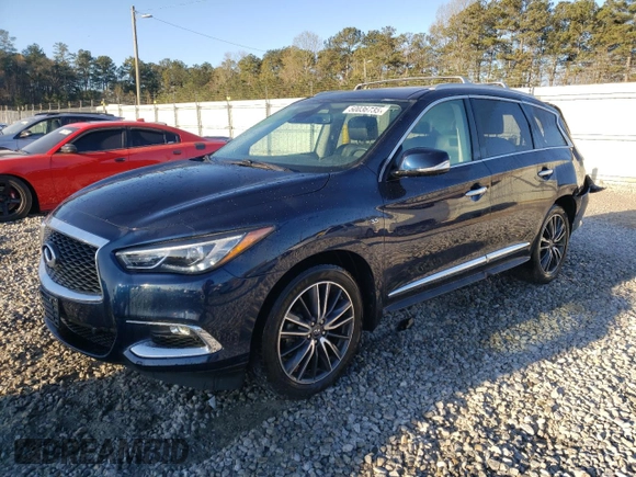 2017 Infiniti QX60 with VIN 5N1DL0MN6HC522376, listed as a Copart auction lot 50036735 with 106,318 mi miles and Salvage Title. Bid and sale history available at carsss.com. Image 1.