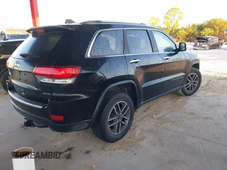 2020 Jeep Grand Cherokee Limited with VIN 1C4RJEBG7LC279588, listed as a IAAI auction lot 40684288 with 55,370 mi miles and . Bid and sale history available at DreamBid. Image 4.