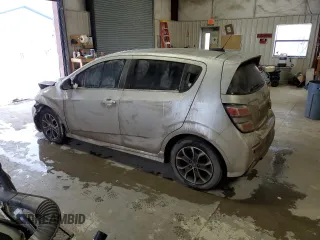 2017 Chevrolet Sonic LT with VIN 1G1JD6SB3H4117336, listed as a Copart auction lot 86800864 with 43,508 mi miles and Salvage Title. Bid and sale history available at carsss.com. Image 2.