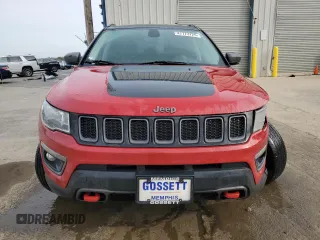 2020 Jeep Compass Trailhawk with VIN 3C4NJDDB5LT122219, listed as a Copart auction lot 47773725 with 165,376 mi miles and Salvage Title. Bid and sale history available at carsss.com. Image 5.