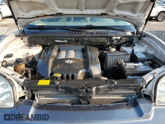 2003 Hyundai Santa Fe GLS with VIN KM8SC73D43U460083, listed as a Copart auction lot 70060594 with 0 mi miles and Salvage Title. Bid and sale history available at carsss.com. Image 11.