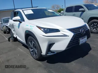 2020 Lexus NX 300h with VIN JTJGJRDZ4L5000855, listed as a IAAI auction lot 41989517 with 72,182 mi miles and . Bid and sale history available at DreamBid. Image 1.
