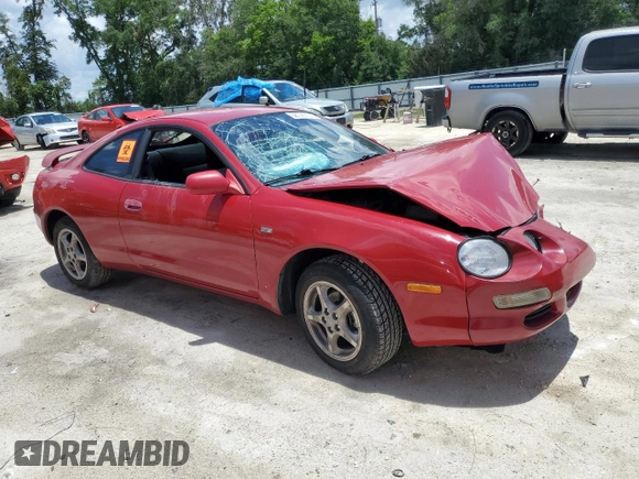 1997 Toyota Celica with VIN JT2DB02T3V0070322, listed as a Copart auction lot 58725125 with 142,363 mi miles and Salvage title. Bid and sale history available at DreamBid. Image 4.