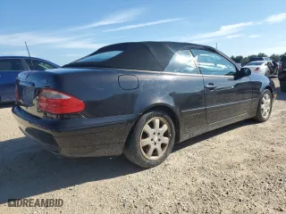 2002 Mercedes-Benz CLK-Class with VIN WDBLK65G02T119411, listed as a Copart auction lot 74130314 with 0 mi miles and Non Repairable. Bid and sale history available at carsss.com. Image 3.