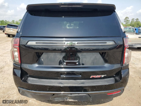 2022 Chevrolet Suburban RST with VIN 1GNSCEKD1NR304560, listed as a Copart auction lot 54498525 with 83,522 mi miles and Salvage Title. Bid and sale history available at carsss.com. Image 6.