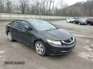 2015 Honda Civic Sedan LX with VIN 19XFB2F55FE700860, listed as a Copart auction lot 52613915 with 170,174 mi miles and Salvage Title. Bid and sale history available at carsss.com. Image 10.