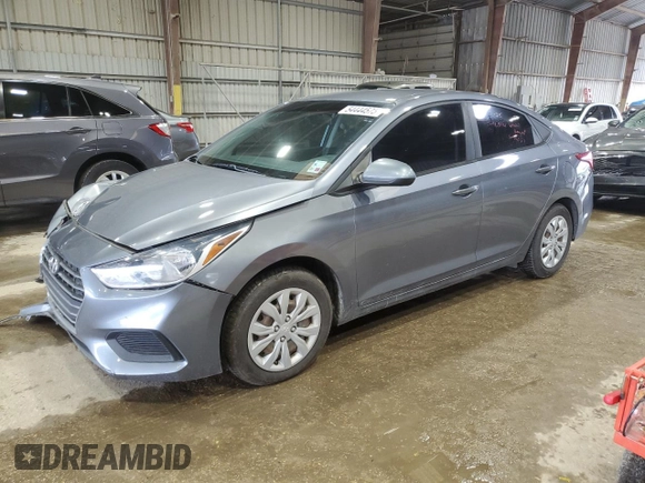 2020 Hyundai Accent SE with VIN 3KPC24A61LE098596, listed as a Copart auction lot 54444575 with 56,809 mi miles and Clean Title. Bid and sale history available at carsss.com. Image 1.