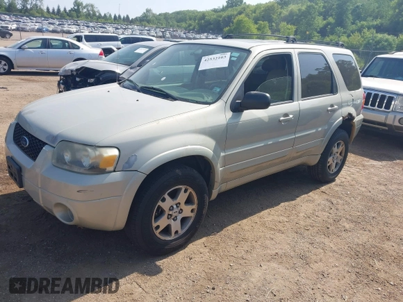 2005 Ford Escape Limited with VIN 1FMYU94175KA06769, listed as a IAAI auction lot 42532103 with 129,905 mi miles and . Bid and sale history available at DreamBid. Image 2.
