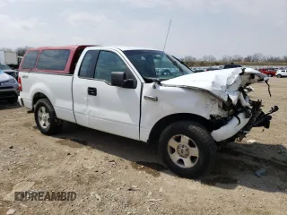 2006 Ford F-150 XL with VIN 1FTRF12W76NA99635, listed as a Copart auction lot 53810195 with 383,629 mi miles and Clean title. Bid and sale history available at DreamBid. Image 4.