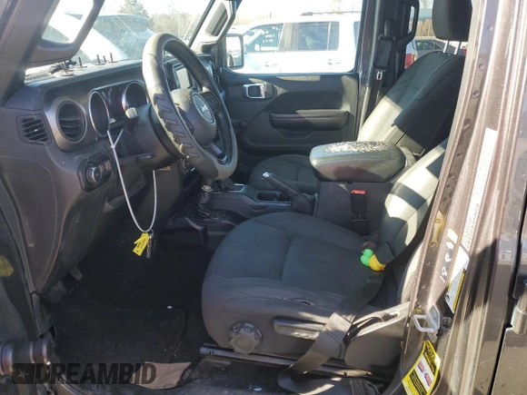 2020 Jeep Wrangler Unlimited Sport S z VIN 1C4HJXDG5LW325387, wystawiony jako Copart lot #41467505 z przebiegiem 104 343 mil mil oraz Szkoda całkowita • Salvage title. Historia ofert i sprzedaży dostępna na DreamBid. Obrazek 7.