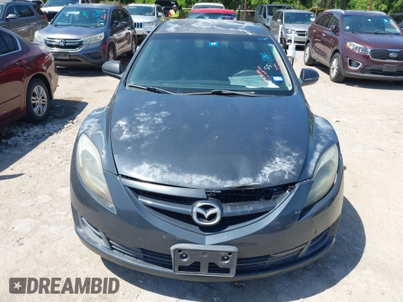 2013 Mazda 6 i Sport with VIN 1YVHZ8BH9D5M11992, listed as a IAAI auction lot 42047797 with 195,395 mi miles. Bid and sale history available at carsss.com. Image 6.