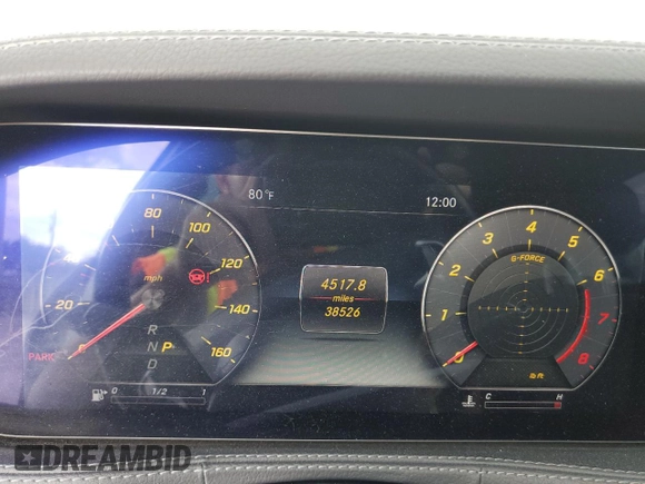 2020 Mercedes-Benz S with VIN W1KUG6GB2LA530949, listed as a Copart auction lot 64551792 with 38,526 mi miles and . Bid and sale history available at DreamBid. Image 8.