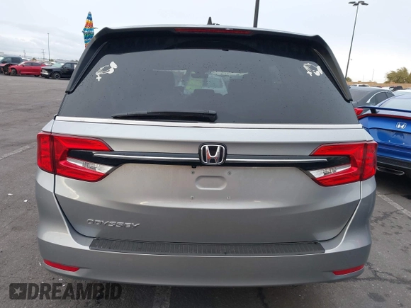 2022 Honda Odyssey EX-L with VIN 5FNRL6H77NB041754, listed as a IAAI auction lot 41791425 with 15,306 mi miles and . Bid and sale history available at DreamBid. Image 17.