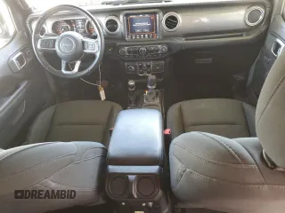 2019 Jeep Wrangler Unlimited Sahara with VIN 1C4HJXEG0KW532685, listed as a Copart auction lot 55503805 with 67,108 mi miles and Salvage title. Bid and sale history available at DreamBid. Image 8.