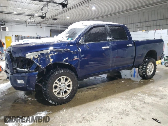 2017 Ram 2500 Laramie with VIN 3C6UR5FLXHG571712, listed as a Copart auction lot 43586025 with 197,337 mi miles and Salvage Title. Bid and sale history available at carsss.com. Image 1.