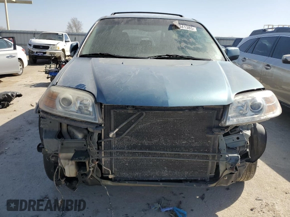 2005 Acura MDX Touring with VIN 2HNYD18815H550716, listed as a Copart auction lot 48341385 with 139,513 mi miles and Salvage Title. Bid and sale history available at carsss.com. Image 5.