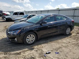2019 Hyundai Elantra SE with VIN KMHD74LF6KU754094, listed as a Copart auction lot 55447455 with 28,987 mi miles and Salvage Title. Bid and sale history available at DreamBid. Image 1.