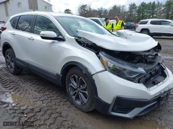 2020 Honda CR-V EX-L with VIN 2HKRW2H8XLH693842, listed as a IAAI auction lot 41920876 with 45,604 mi miles. Bid and sale history available at carsss.com. Image 1.