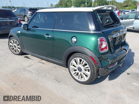 2012 MINI Hardtop S with VIN WMWSV3C50CT388026, listed as a IAAI auction lot 42093542 with 51,308 mi miles and . Bid and sale history available at DreamBid. Image 3.