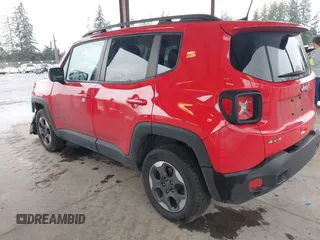 2018 Jeep Renegade Sport with VIN ZACCJBAB2JPH73148, listed as a IAAI auction lot 41991959 with 102,491 mi miles and . Bid and sale history available at DreamBid. Image 3.