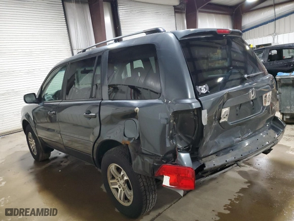 2004 Honda Pilot EX with VIN 2HKYF18604H596350, listed as a Copart auction lot 49782115 with 118,430 mi miles and Salvage Title. Bid and sale history available at carsss.com. Image 2.