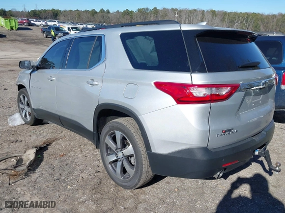 2021 Chevrolet Traverse LT Leather with VIN 1GNERHKW9MJ154256, listed as a IAAI auction lot 41223196 with 79,346 mi miles. Bid and sale history available at carsss.com. Image 3.