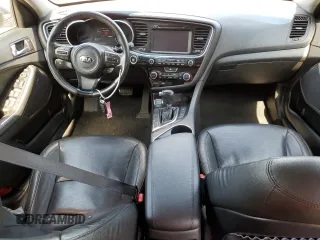 2015 Kia Optima Hybrid EX with VIN KNAGN4AD6F5091289, listed as a Copart auction lot 75161494 with 110,257 mi miles and Clean Title. Bid and sale history available at carsss.com. Image 8.