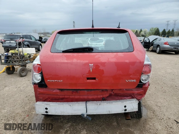 2010 Pontiac Vibe 1SB z VIN 5Y2SP6E00AZ419625, wystawiony jako Copart lot #54361025 z przebiegiem 113 277 mil mil oraz Szkoda całkowita • Salvage title. Historia ofert i sprzedaży dostępna na DreamBid. Obrazek 6.